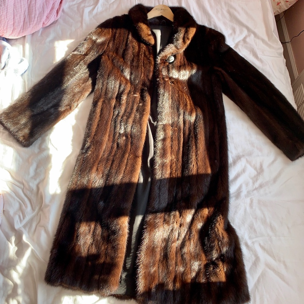 Genuine Mink Fur Coat